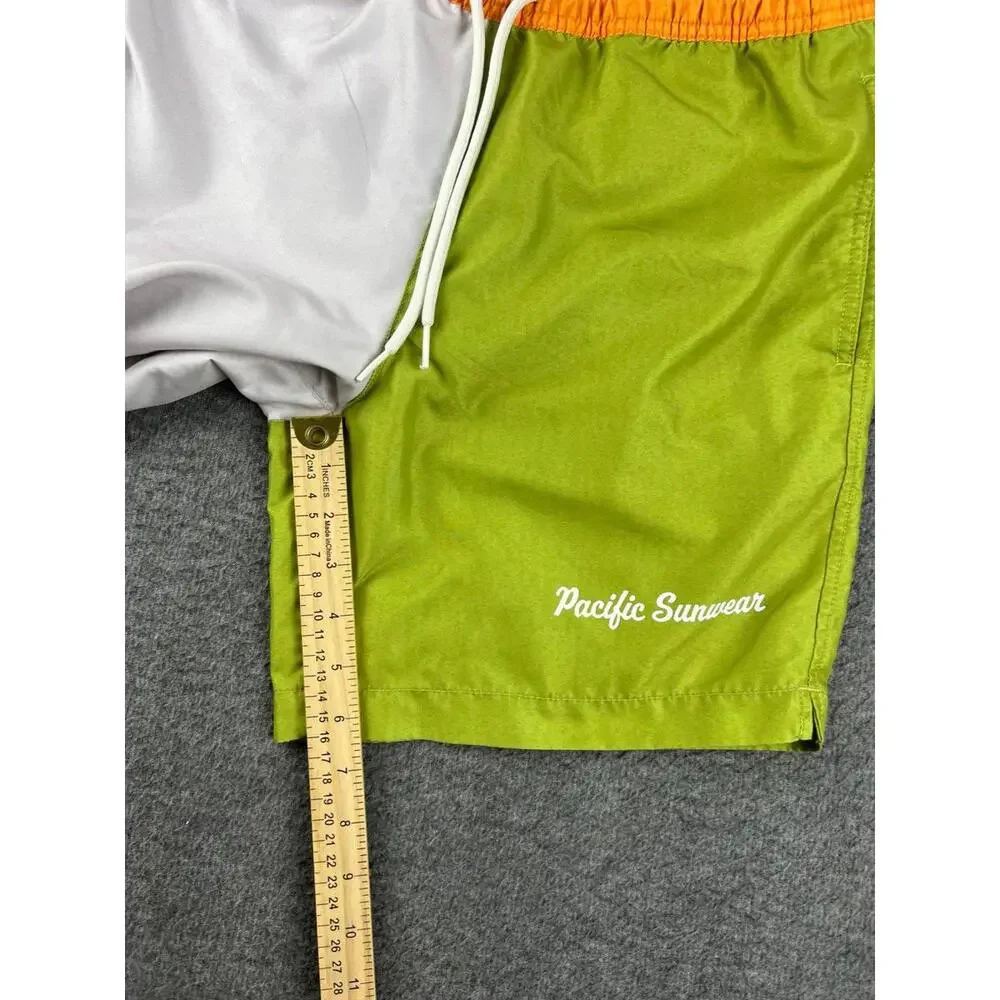 PACSUN Men's‎ Colorblock Swim Trunks Size Small